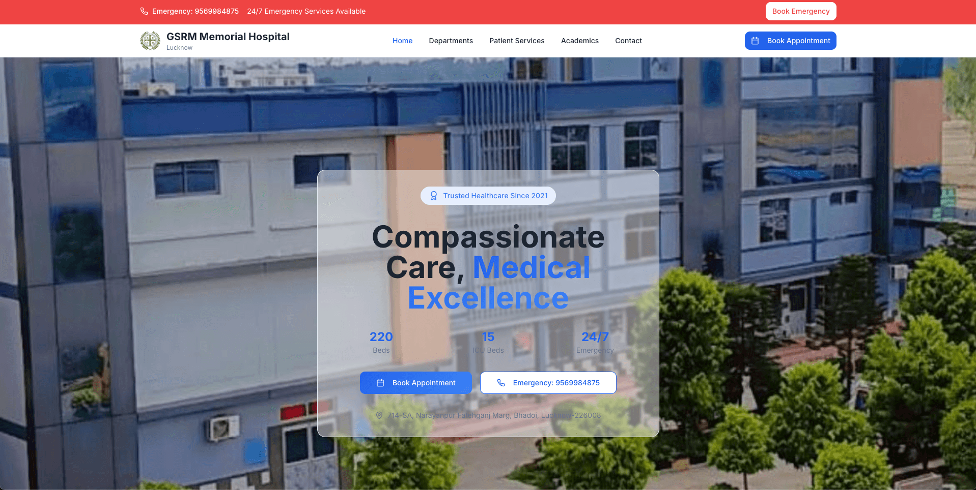 GSRM Hospital - Before design