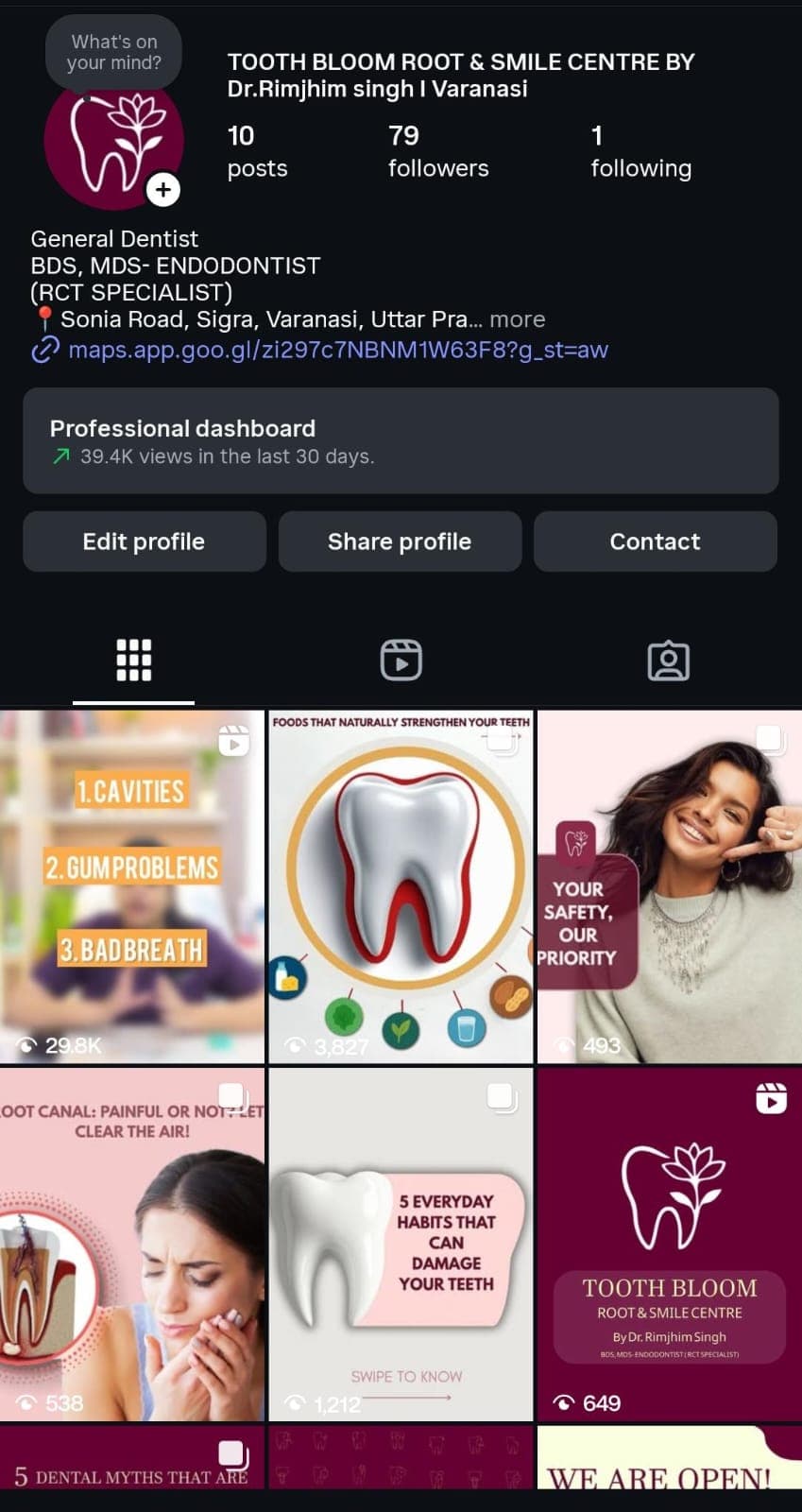 Tooth Bloom Page