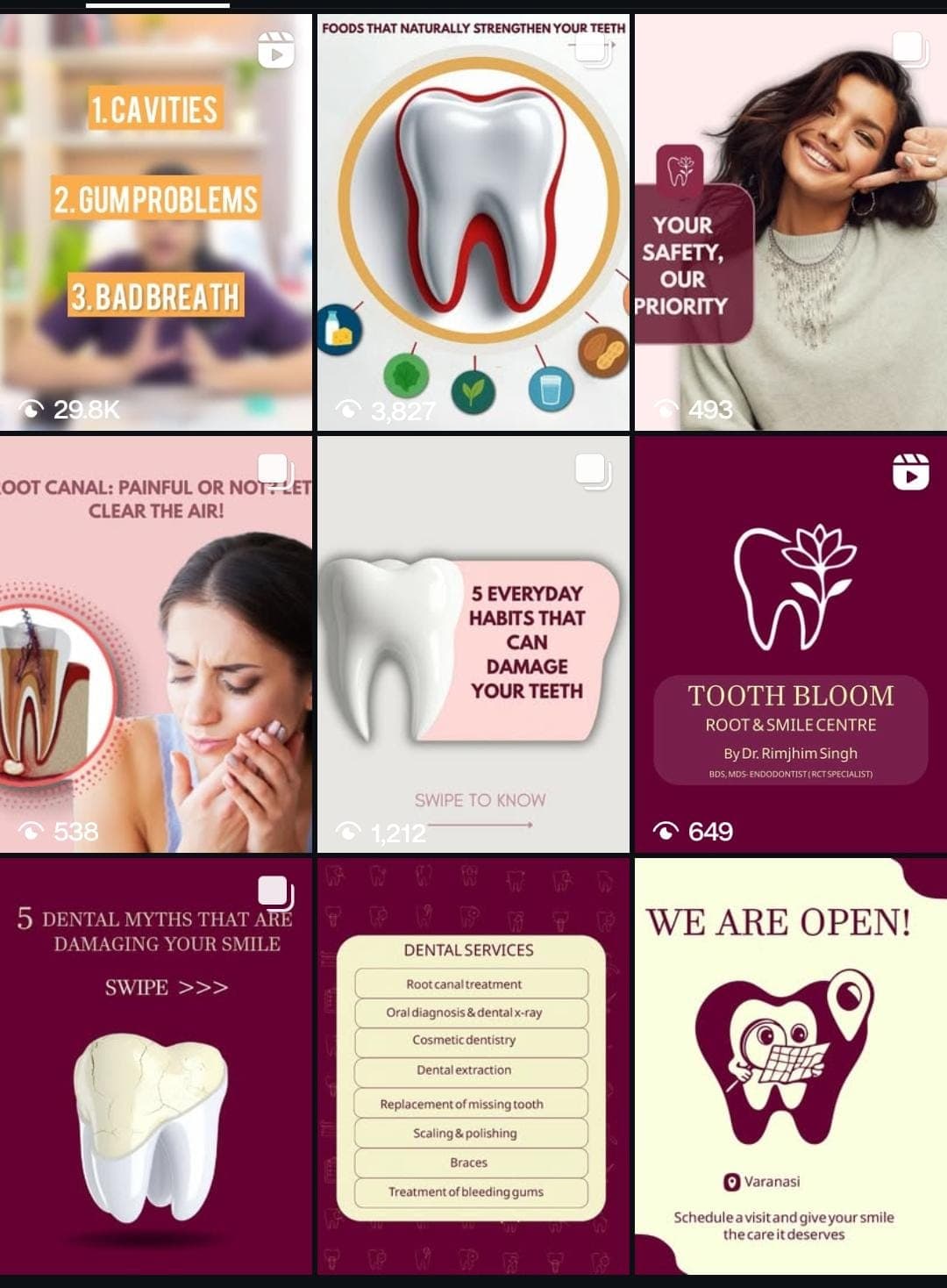 Tooth Bloom Post